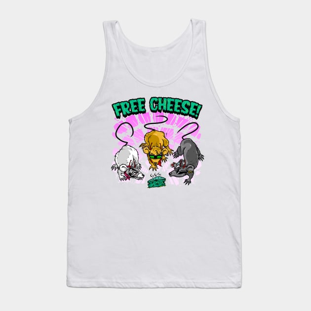 Free cheese! Tank Top by DesecrateART